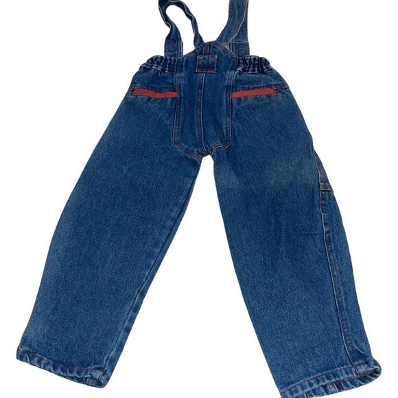 Dept. of Traffic Vintage Jeans with Suspenders - Kids Size 3 - Picture 2 of 10
